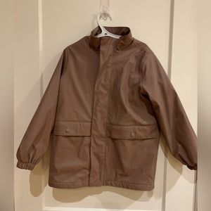 Wheat - light Purple - insulated rain jacket - size 7